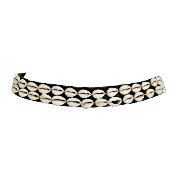 true vintage leather shell belt main image 8